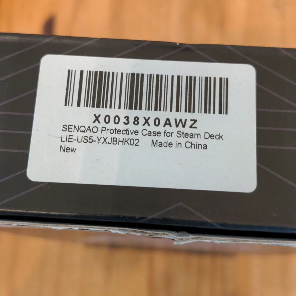NIB SENQAO Black Protective Case For Steam Deck, No Glass